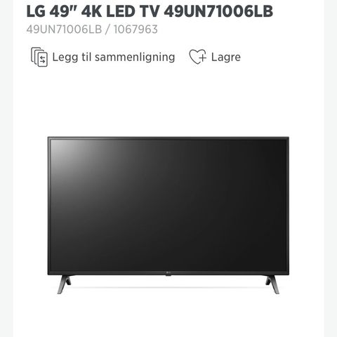 4K-LG Smart TV 49’’