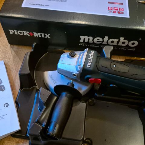 GRATIS frakt. Metabo Vinkelsliper W18 LTX-125 (Quick)