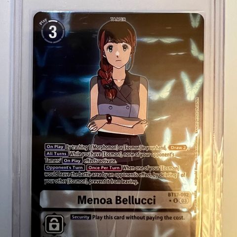 Digimon kort: Menoa Bellucci BT17-092 V.2