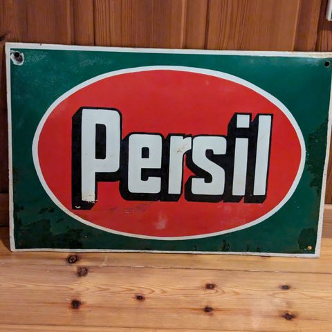 Persil emaljeskilt