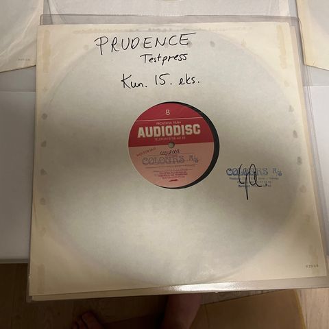 TEST PRESS LPer / Vinyler  Prudence, Ole Evenrud, Mikael Wiehe, Dag Vag