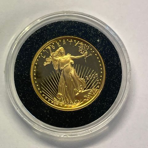 10 Dollars USA 2006 - 1/4 OZ gullmynt Proof