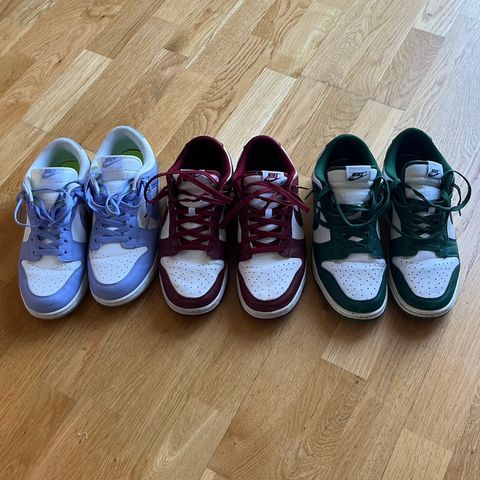 3x Nike Dunk Low