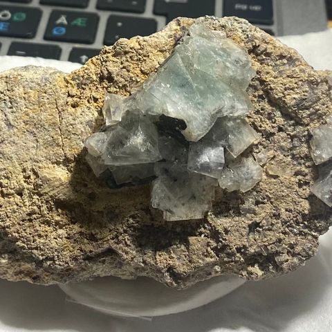 Fluoritt fra telemark (steiner, mineraler og krystaller)