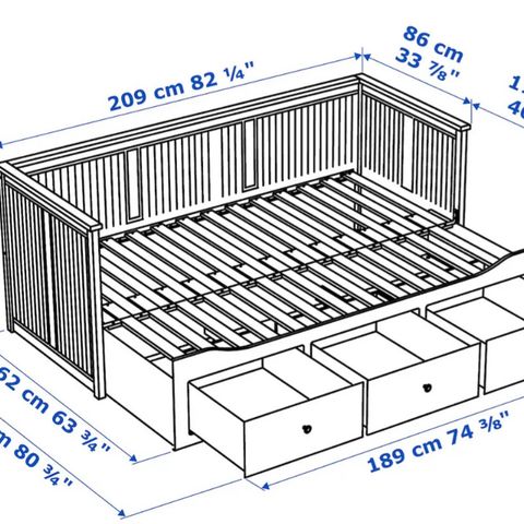 Hemnes Dagseng - Sovesofa