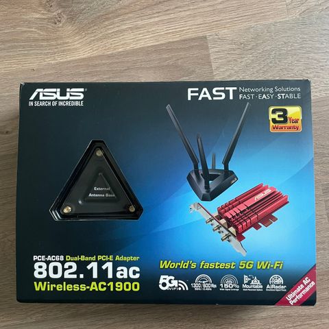 Asus  PCE-AC68 Dual-Band Adapter