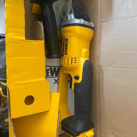 Ny dewalt vinkelsliper batteri