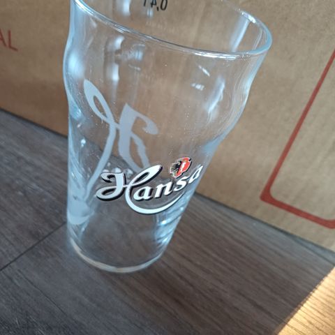 12 stk hansa glass