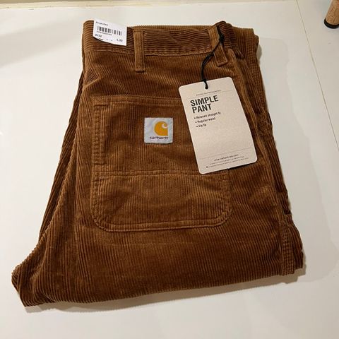 Carhartt WIP Simple Pant Fløyel 32x32