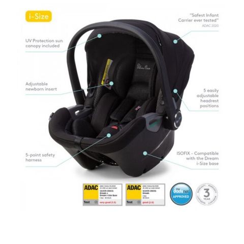 Silver Cross Dream i-size inkl isofix base