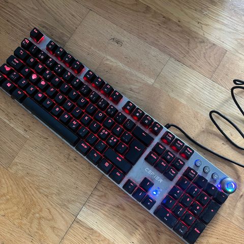 Cepter Legacy LEGACY Gaming Keyboard m/lys