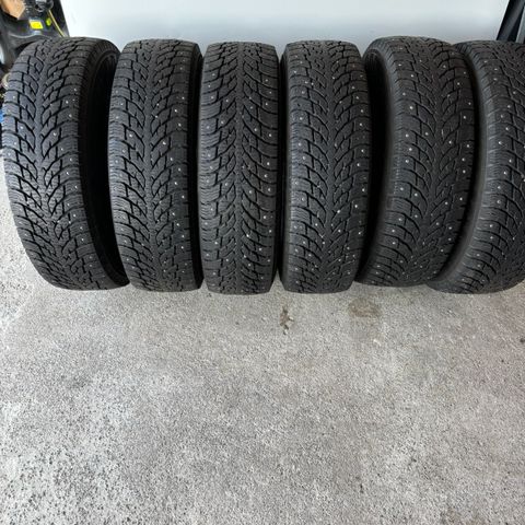 6stk Nokian vinterdekk 205/75R16C