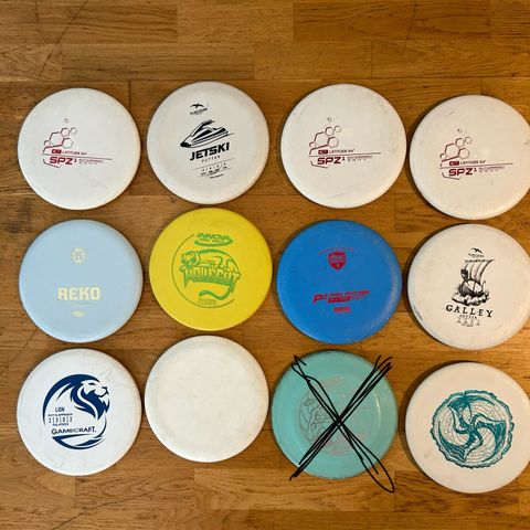 discgolf/frisbeegolf discer til salgs