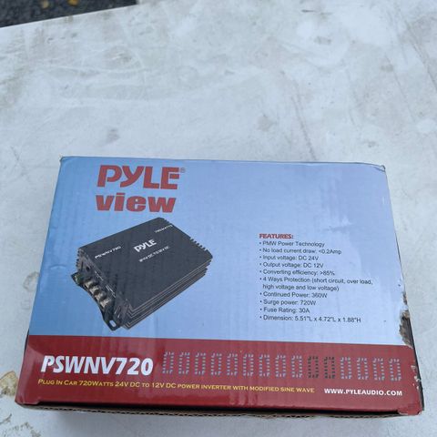 Pyle PSWNV720 24v-12v