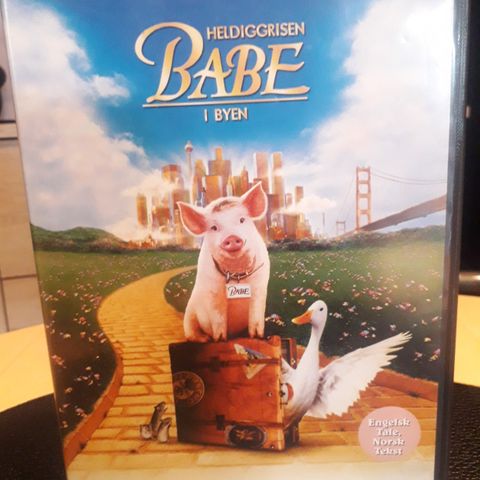 Heldiggrisen Babe i byen - norsk tekst DVD