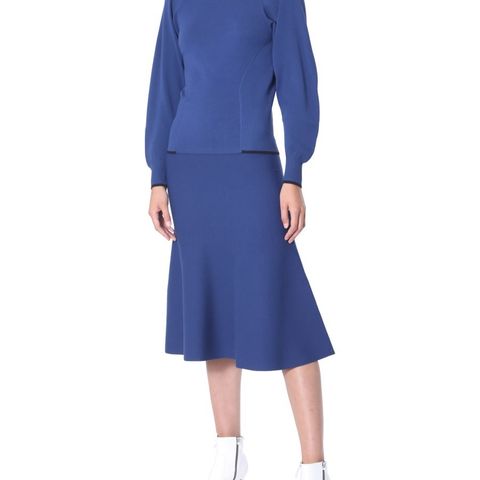 New Sportmax Code blue knitted skirt, size M