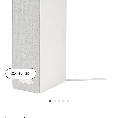 Sonos bokhyllehøytaler/nattbord x 2