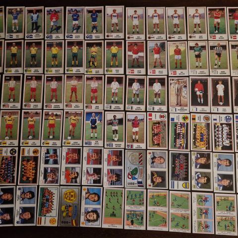 Panini Football 83, 100 ulike klistremerker