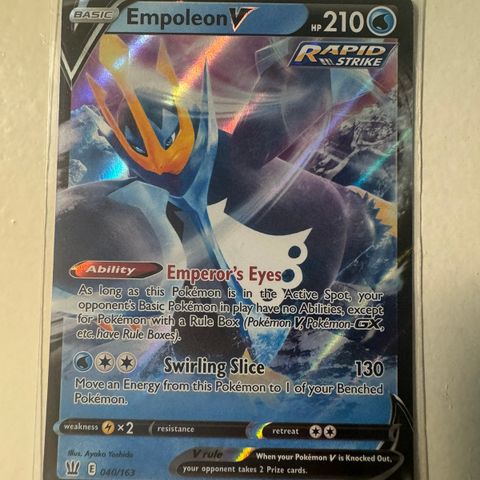 Empoleon V #40 Pokemon Battle Styles