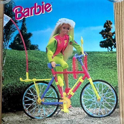 Barbie plakat fra 1993  (40 x 50cm) - Som ny !