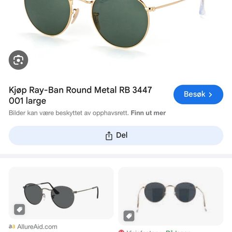 Ray-Ban Metal Unisex - Solbriller