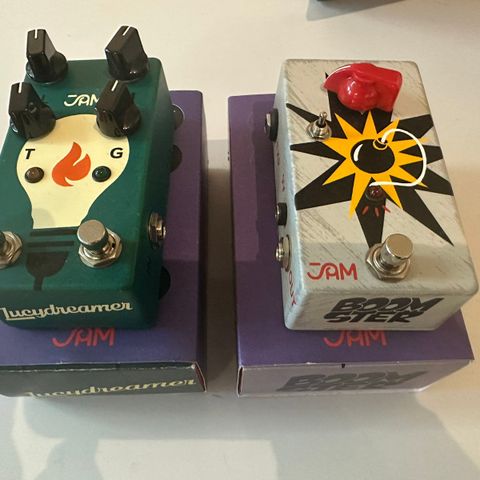 JAM pedals Boomster MK.2 og Lucydreamer