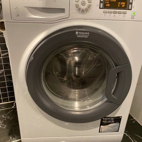 Hotpoint Ariston vaskemaskin 8kg