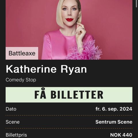 Kathrine Ryan | Comedy Stop | 6. september