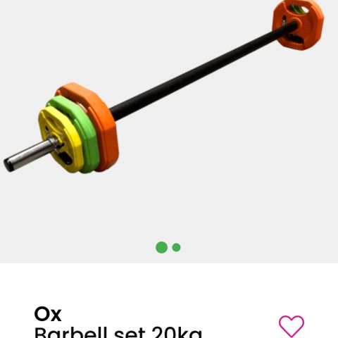 Ox Barbell set 20 kg