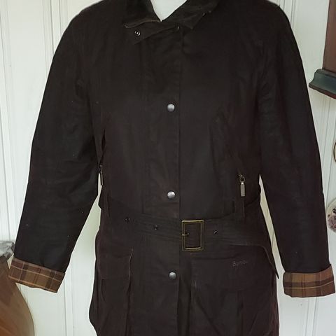 Barbour  oilskin jakke i størrelse 40.