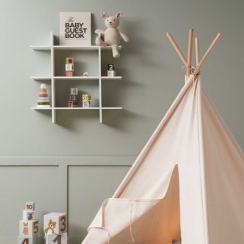 Kids Concept Tipi-Telt, Naturhvit