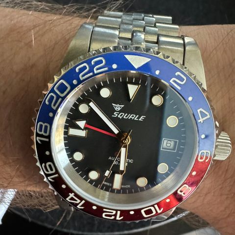 Squale 30 ATMOS Y1545 GMT «Pepsi» selges!