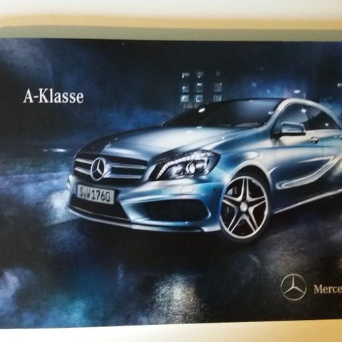 MERCEDES-BENZ A-Klasse -brosjyre (NORSK)