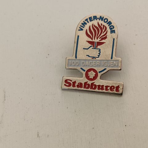 Stabburet pins. 100 dager igjen.