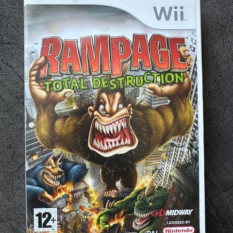 Rampage Total Destruction Nintendo Wii