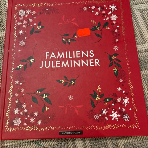 Familiens juleminner - utfyllingsbok med mer