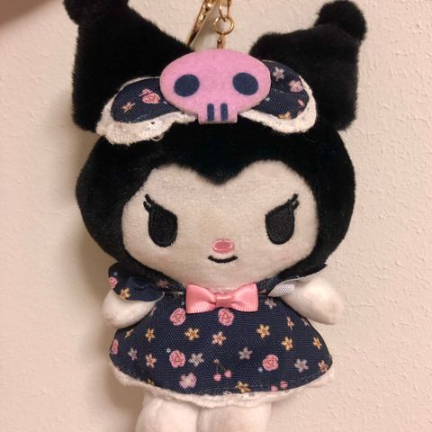 kuromi bamse keychain