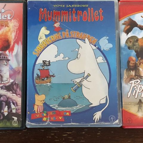 Mummi og Pippi dvd