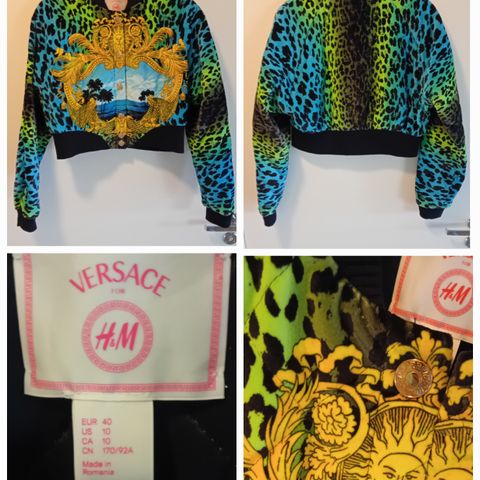 Versace hm bomber jakke