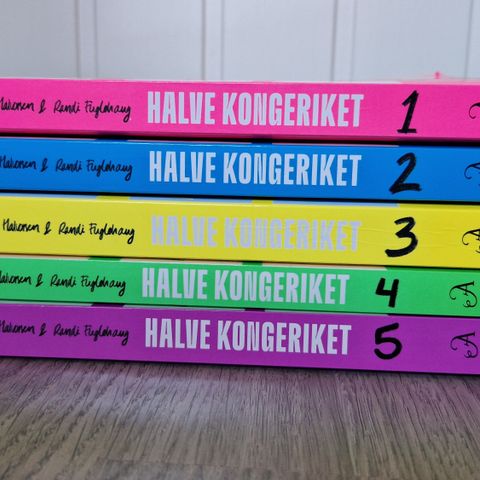 Halve kongeriket bok 1-5