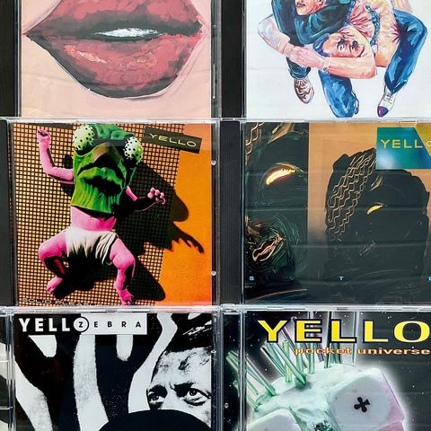 YELLO: Flag, Solid Pleasure, One Second, Stella, Zebra & Pocket Universe. (6 CD)