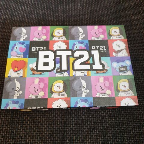 BTS K-pop BT21 fullt karakterer pin set fra 2018