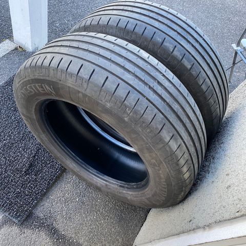 2stk lite brukt 225/65 R17 sommerdekk