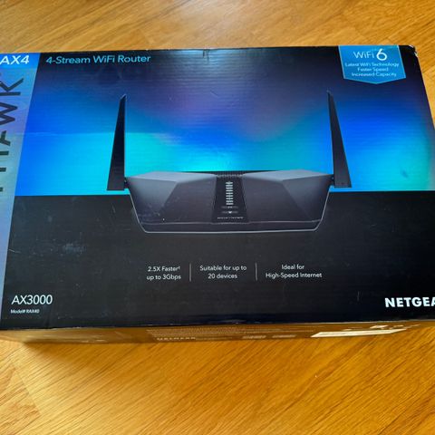 Nighthawk AX4 ruter