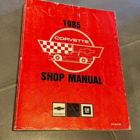 1985 Chevrolet Corvette Shop Manual