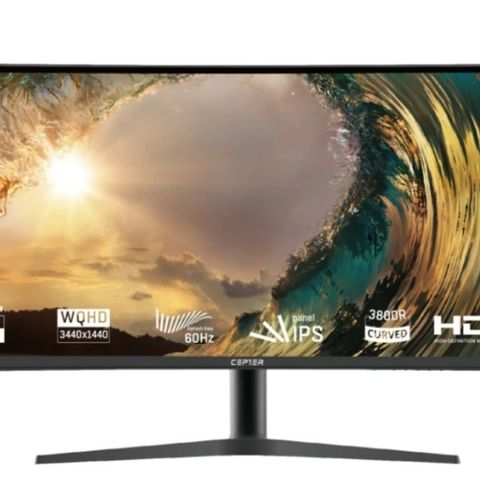 Cepter Pulse X HAS 34" UWQHD-skjerm