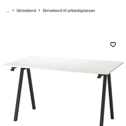 Trotten arbeidsbord - Som nytt