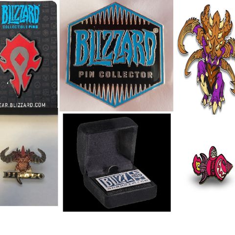 Pins fra Warcraft/Diablo/Starcraft/Blizzcon