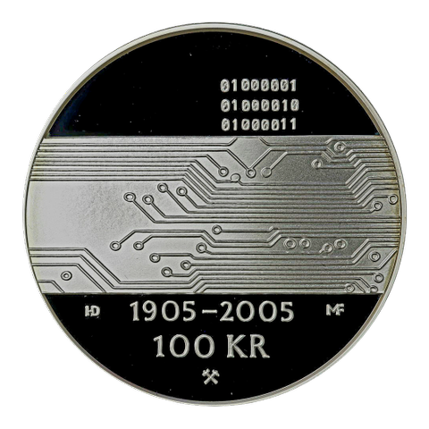 100 Kroner 2005 Hundreårsmynten Nr. 3 Proof