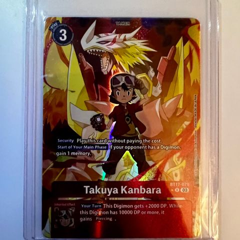 Digimon kort: Takuya Kanbara BT17-079 V.2